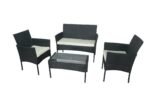 Artisan Garden Outdoor Furniture Sofa Set Table & Chairs -4Pcs - Image 3