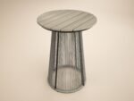 Hana Round Bar Table & Lita Chairs Garden Set Dark Brown - Image 3