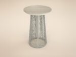 Hana Round Bar Table & Lita Chairs Garden Set White - Image 5