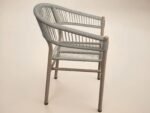 Hana Round Table & Lita Chairs Garden Dining Set Beige - Image 2