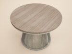 Hana Round Table & Lita Chairs Garden Dining Set Beige - Image 3