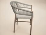 Hana Round Table & Lita Chairs Garden Dining Set Beige - Image 8