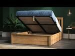 Emporia Monaco Solid Warm Oak Ottoman Bed - Image 3