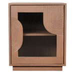 Indus Solid Wood Bedside Table - Image 3