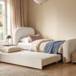 Ines Day Bed with Trundle Cream