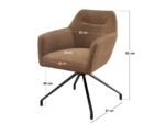 Isla Swivel Dining Chair Set of 2 - Image 10