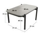 Kalina 4 Piece Garden Sofa Set with Coffee Table Brown - Image 11