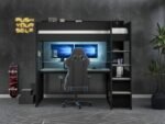 Kyrk Storage Gaming High Sleeper Black - Image 3