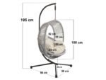 Lana Garden Swing Chair Light Rattan - Image 8