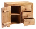 Toko Light Mango 3 Drawer Sideboard - Image 4