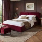 Lena Velvet Ottoman Bed