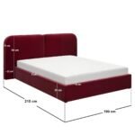 Lena Velvet Ottoman Bed - Image 11