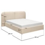 Lena Velvet Ottoman Bed - Image 12