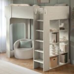 Leo High Sleeper with Storage Scandi Light Oak