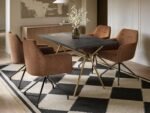 Lexi Rectangular Dining Table Black - Image 4