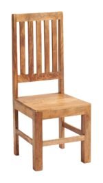 Toko Light Mango 6 FT Dining Set with Wooden Chairs - Image 3