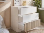 Luca 3 Drawer Chest Ribbed - Image 3