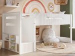 Luca Mid Sleeper Ribbed Storage Bed - Image 3