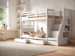 Lunar Staircase Bunk Bed with Storage