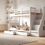 Lunar Staircase Bunk Bed with Storage