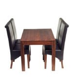 Toko Dark Mango Small Dining Table 4ft (120cm) - Image 3