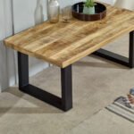 Surrey Solid Wood & Metal Coffee Table - Image 3