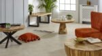Surrey Solid Wood & Metal Coffee Table - Image 4