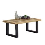 Surrey Solid Wood & Metal Coffee Table - Image 2