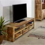 Surrey Solid Wood Large Tvc With 3 Drawers - Image 3