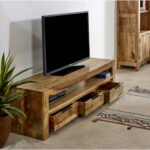 Surrey Solid Wood Large Tvc With 3 Drawers - Image 4