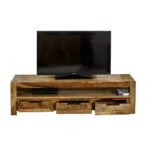 Surrey Solid Wood Large Tvc With 3 Drawers - Image 2