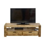 Surrey Solid Wood Tv Stand With 2 Drawers - Image 2