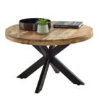 Surrey Solid Wood Coffee Table With Metal Spider Legs - Image 6