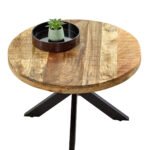 Surrey Solid Wood Coffee Table With Metal Spider Legs - Image 2
