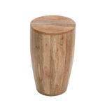 Surrey Solid Wood Drum Side Table - Image 2