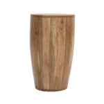 Surrey Solid Wood Drum Side Table - Image 4