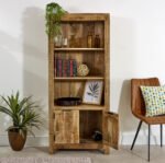 Surrey Solid Wood Bookcase With Doors - Image 3