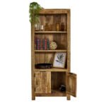 Surrey Solid Wood Bookcase With Doors - Image 4