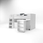 Mid Sleeper Desk Cupboard - Image 2
