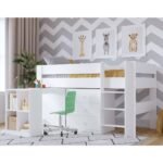 Mid Sleeper with  Desk & Drawers Bundle - Image 2
