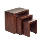 Toko Dark Mango Nest of 3 Tables