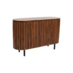 Slatted Mango Wood 2 Doors Sideboard - Image 3