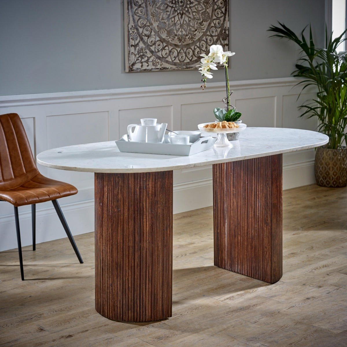 mt07-1_1.jpg Opal Mango Wood Dining Table 170Cm With Marble Top