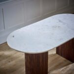 Opal Mango Wood Dining Table 170Cm With Marble Top - Image 9