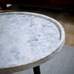 Opal Coffee Table With Marble Top And Metal Legs - Image 6
