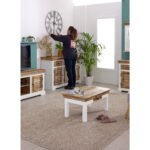 Alfie Coffee Table With Drawer Solid Mango Wood - Image 13