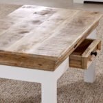 Alfie Coffee Table With Drawer Solid Mango Wood - Image 6