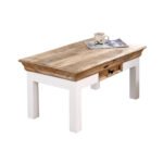 Alfie Coffee Table With Drawer Solid Mango Wood - Image 16