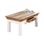 Alfie Coffee Table With Drawer Solid Mango Wood - Image 2