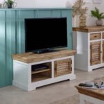 Alfie Wood Tv Cabinet/Bench/Shoe Rack Upto 43″